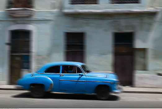 老爷车,哈瓦那,古巴