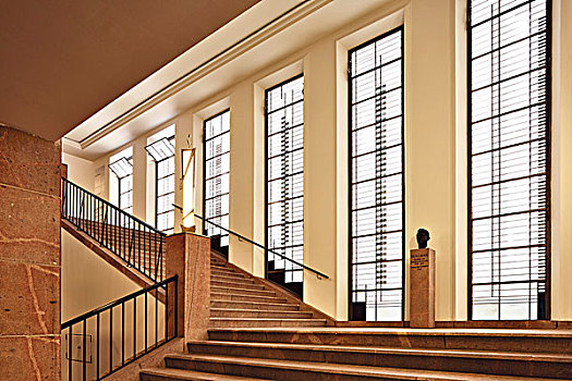 楼梯,博物馆,艺术,莱比锡,德国