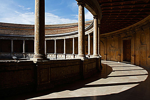 宫殿,阿尔罕布拉,格拉纳达,西班牙