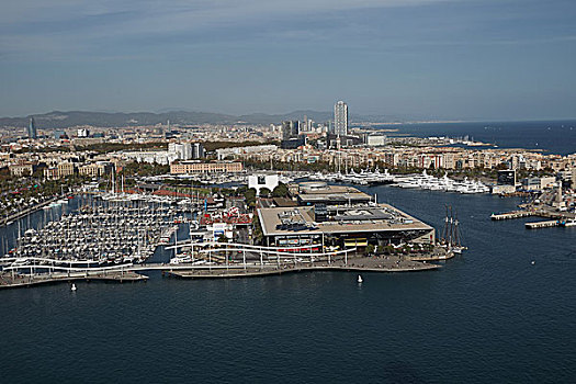 贝尔港,码头,巴塞罗那,西班牙,欧洲