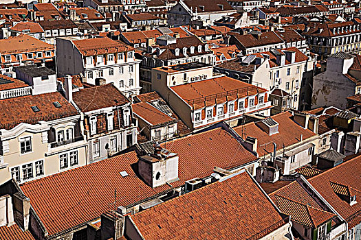 里斯本,屋顶,葡萄牙
