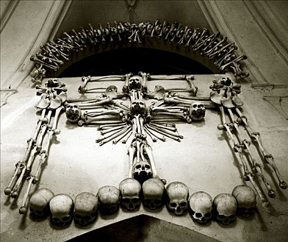 头骨,骨头,捷克共和国,艺术家