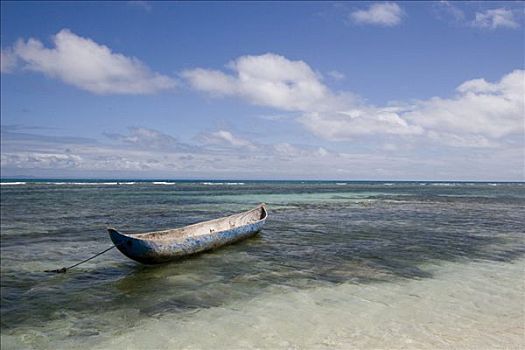 船,海滩,马达加斯加,非洲