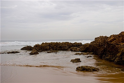 大西洋,摩洛哥,海岸