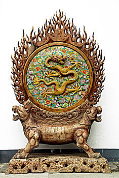 龙纹陶瓷浮雕