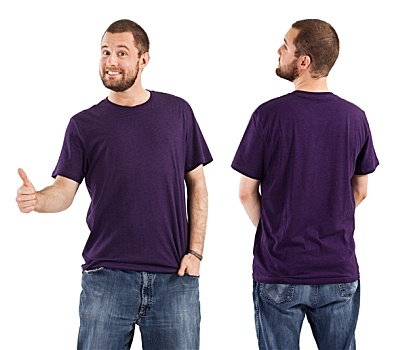 男性,姿势,留白,紫色,衬衫