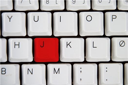 电脑键盘,字母j
