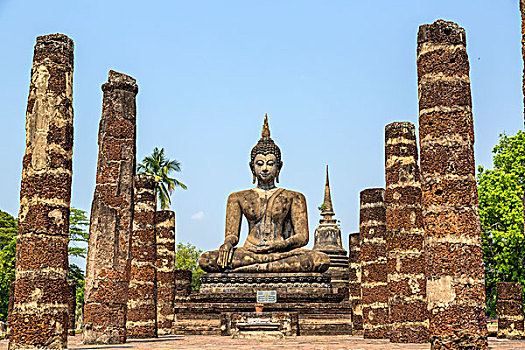 泰国素可泰王朝遗址世界文化遗产
