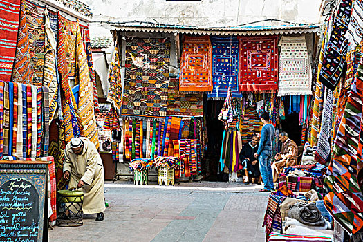 地毯,商家,历史,中心,苏维拉,摩洛哥,非洲