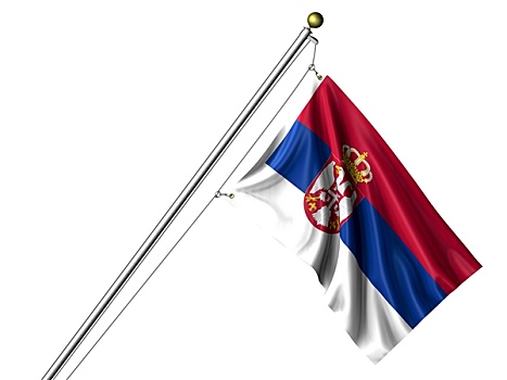 隔绝,塞尔维亚,旗帜