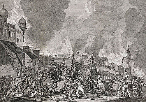 莫斯科,九月,1812年,法国