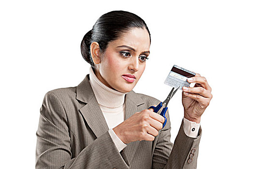 职业女性,切,信用卡