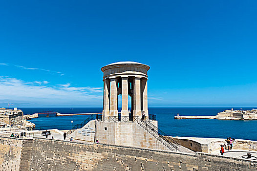 围,战争纪念碑,历史,中心,瓦莱塔市,马耳他,欧洲