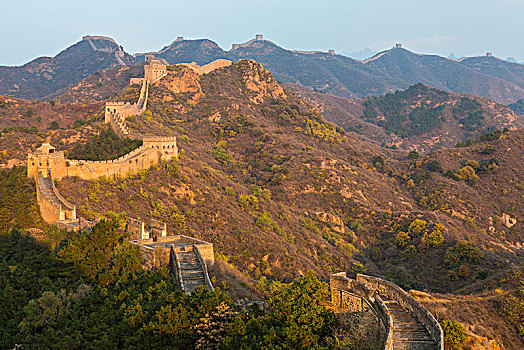 山景,长城,金山岭,北京,中国