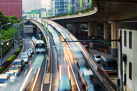 迅速,堵车,高速公路