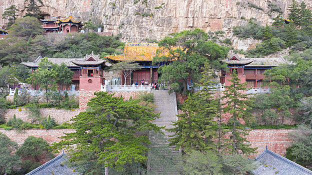 山西大同恒山寺庙古建筑