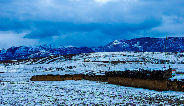 九寨沟,松潘雪景