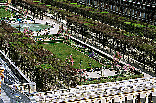 法国,巴黎,皇宫,花园