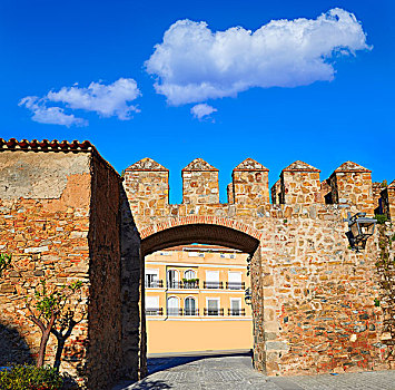 城堡,泽弗瑞,埃斯特雷马杜拉,西班牙,道路
