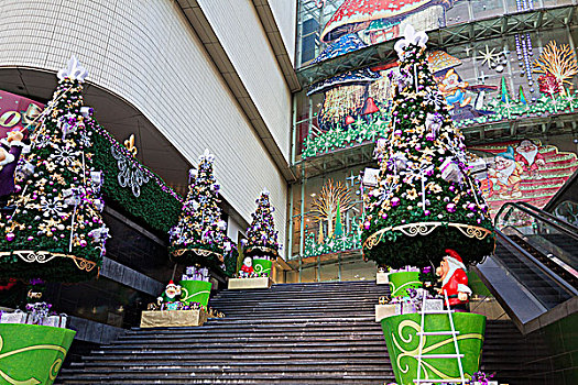 上海久光百货的圣诞树