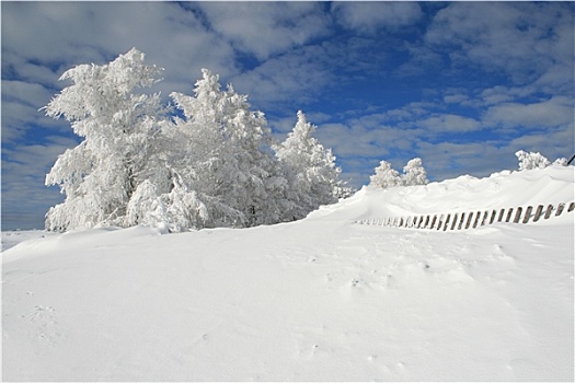 雪,山