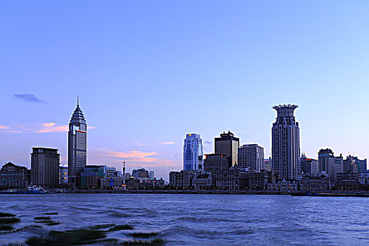 上海外滩夜景,浦西