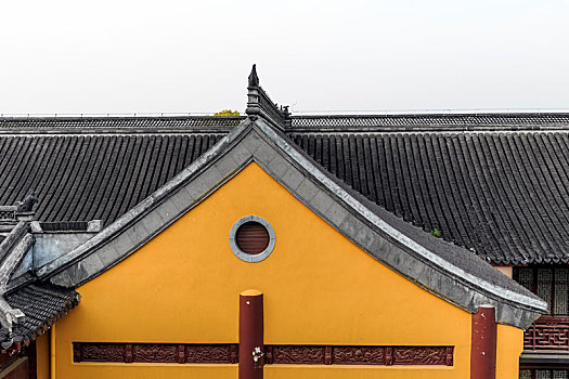 中国江苏省镇江金山寺传统建筑