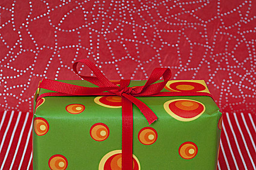 喜庆,包装,圣诞礼物