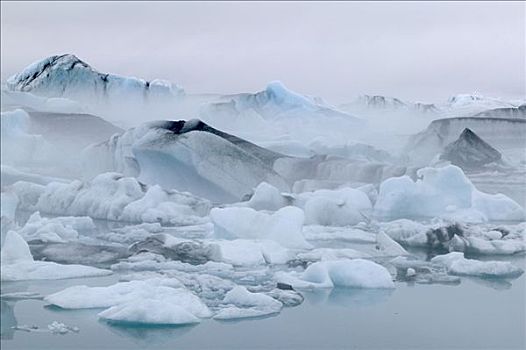 冰山,泻湖,冰岛