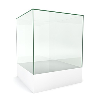 玻璃,立方体,基座