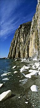 白色,石头,贝加尔湖,俄罗斯