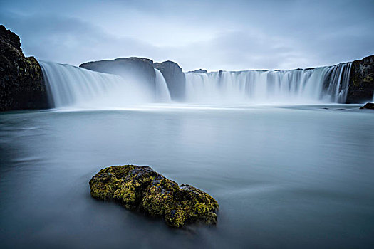 神灵瀑布,瀑布,神,北方,冰岛