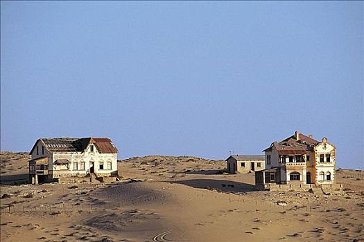 房子,鬼城,靠近,纳米比亚,非洲