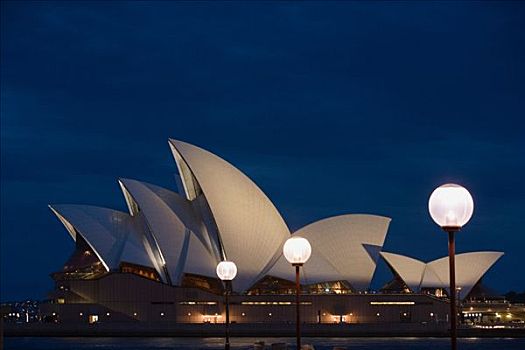 悉尼歌剧院,黄昏