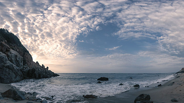 南澳岛海边海岸线