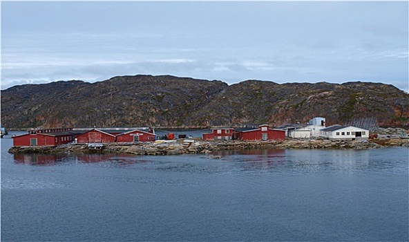 格陵兰,西海岸,夏天,渔业