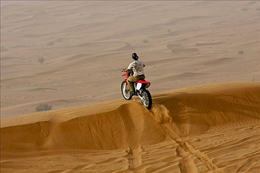 摩托车,沙漠,旅游,迪拜,阿联酋,中东