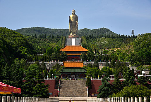 南省平顶山市鲁山县赵村乡上汤佛泉寺中原大佛