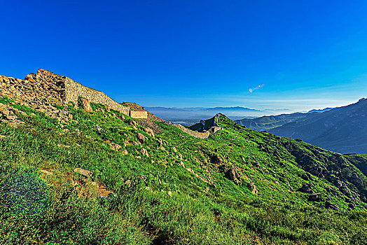 中国,河北,保定,涞源,明长城遗址greatwallofghina