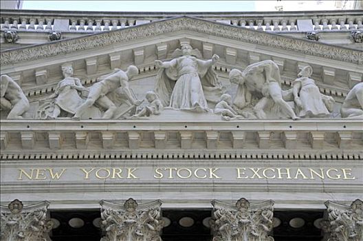纽约股票交易所,华尔街,曼哈顿,纽约,美国