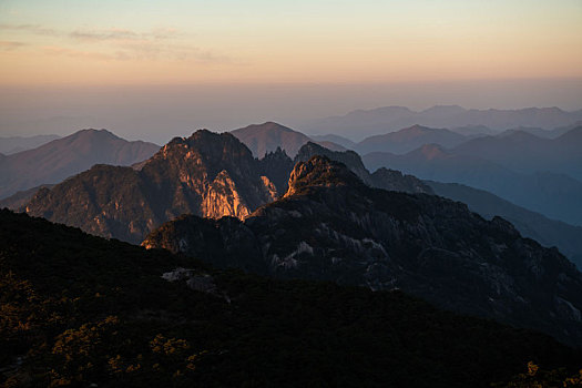 黄山日出