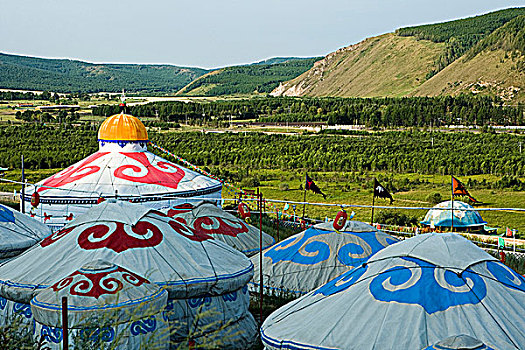 内蒙古阿尔山蒙古包