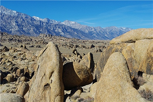 怪诞,岩石构造,阿拉巴马山丘,内华达山脉,加利福尼亚