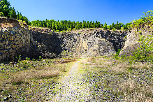 中国山东省潍坊市昌乐火山国家地质公园