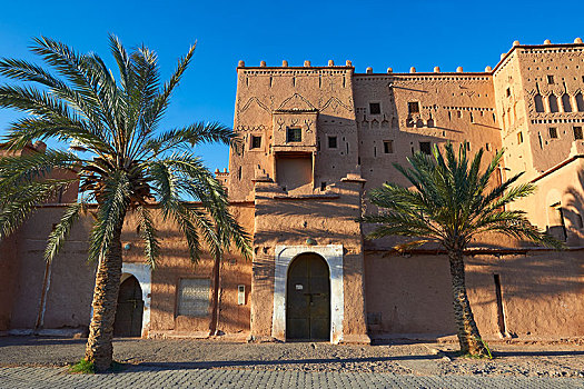 泥砖,陶里尔特省,世界遗产,瓦尔扎扎特,省,摩洛哥,非洲