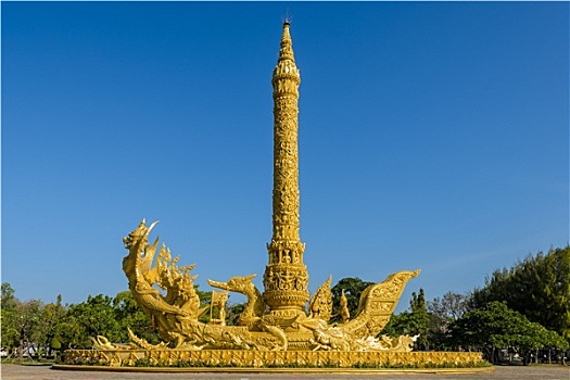 金色,仿制,蜡,雕塑,泰国