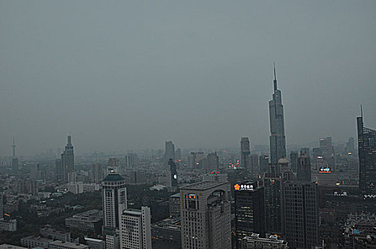南京城市风光地标建筑
