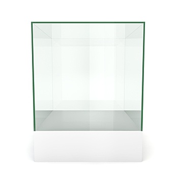玻璃,立方体,基座