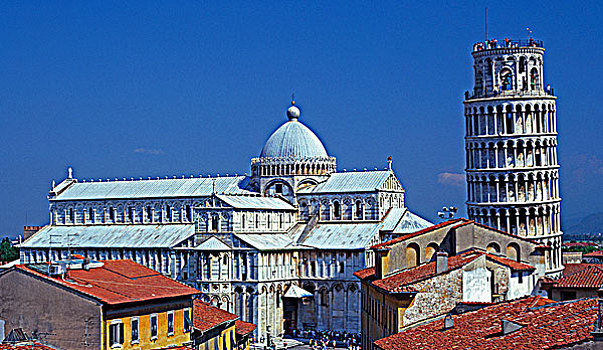 比萨,中央教堂,斜塔