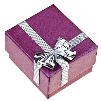 小,紫色,礼盒